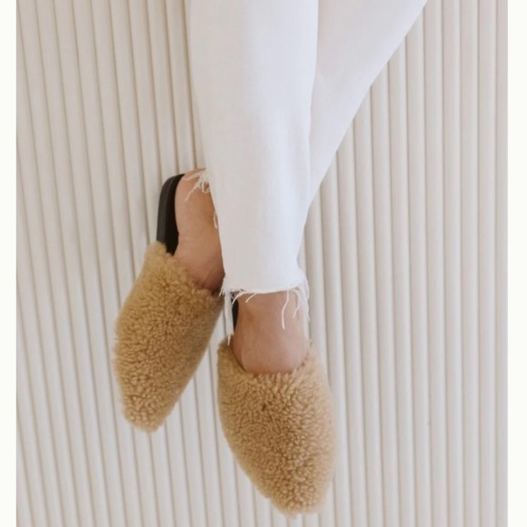 Jenni Kanye Shearling Mule in Natural 38 - Picture 3 of 13
